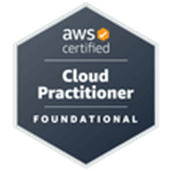 AWS Certified Cloud Practitioner badge